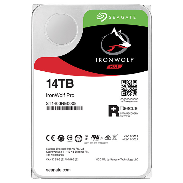 

Жесткий диск SEAGATE IronWolf Pro 14TB (ST14000NE0008), IronWolf Pro 14TB (ST14000NE0008)