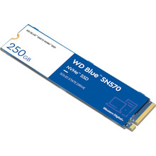 SSD накопитель WD 250GB M.2 Blue SN570 NVMe 2280 TLC (WDS250G3B0C)