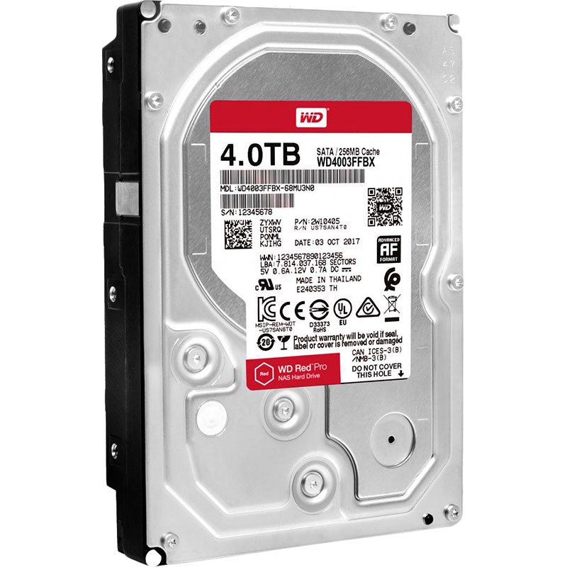 Жесткий диск Western Digital Red Pro NAS 4TB 7200rpm 256MB (WD4003FFBX) Назначение жесткого диска для настольного компьютера