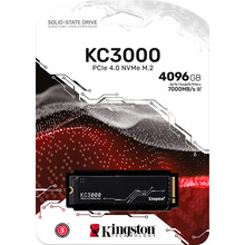 SSD накопитель KINGSTON 4TB KC3000 M.2 2280 (SKC3000D/4096G)