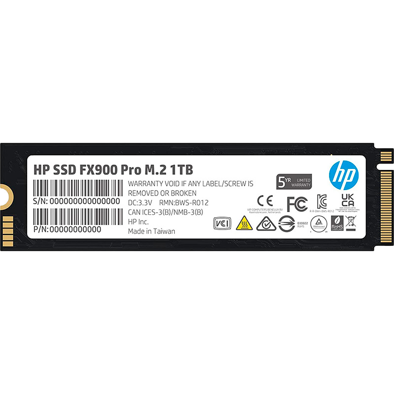 SSD накопичувач HP 1T M.2 FX900 Pro NVMe 1.4 2280 TLC (4A3U0AA)