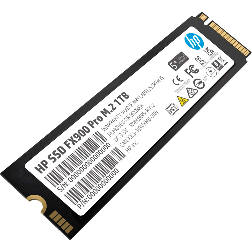 SSD накопичувач HP 1T M.2 FX900 Pro NVMe 1.4 2280 TLC (4A3U0AA) Призначення жорсткого диска для настільного комп'ютера
