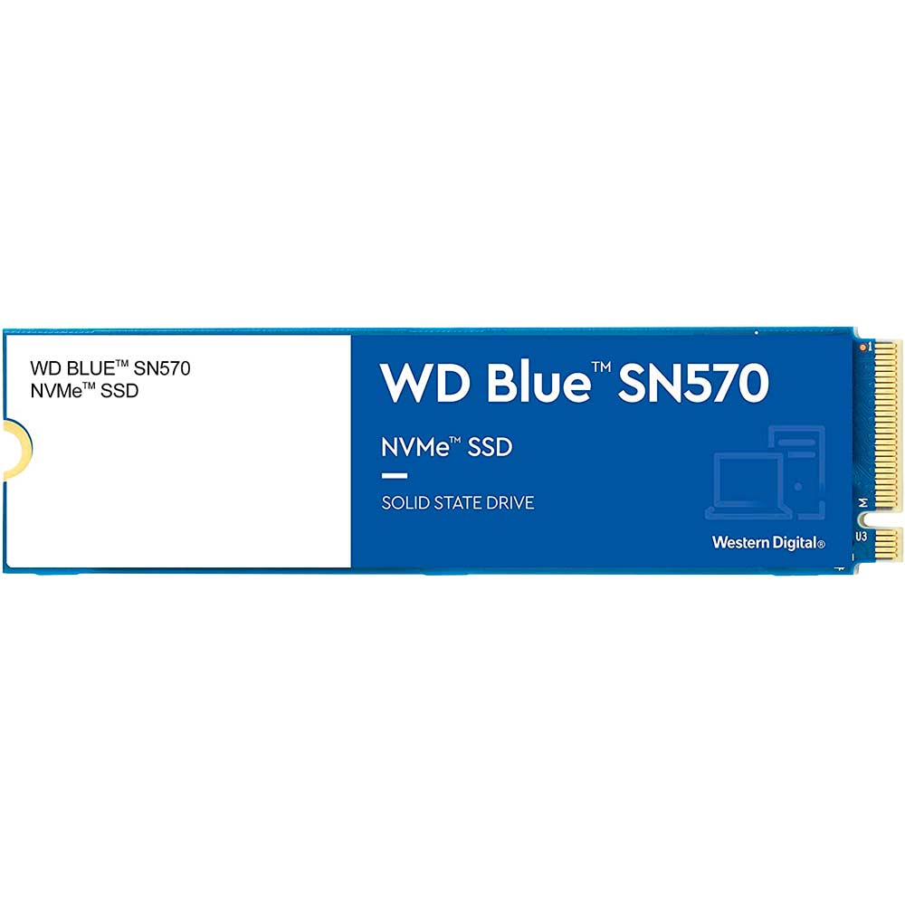 SSD накопитель WD Blue SN570 500GB TLC BLUE (WDS500G3B0C)