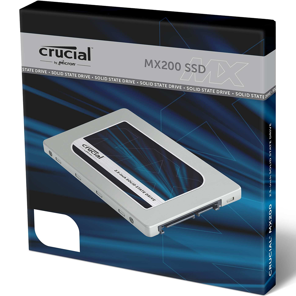 SSD накопичувач MICRON 2,5" Crucial MX200 250GB (CT250MX200SSD1) Тип твердотільний накопичувач (SSD)