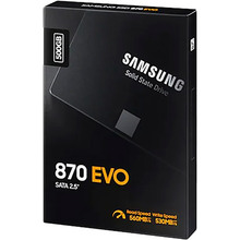 SSD накопитель SAMSUNG 500Gb 870 EVO 2.5" SATA (MZ-77E500B/EU)