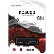 SSD накопитель KINGSTON 512GB M.2 KC3000 NVMe 2280 (SKC3000S/512G)
