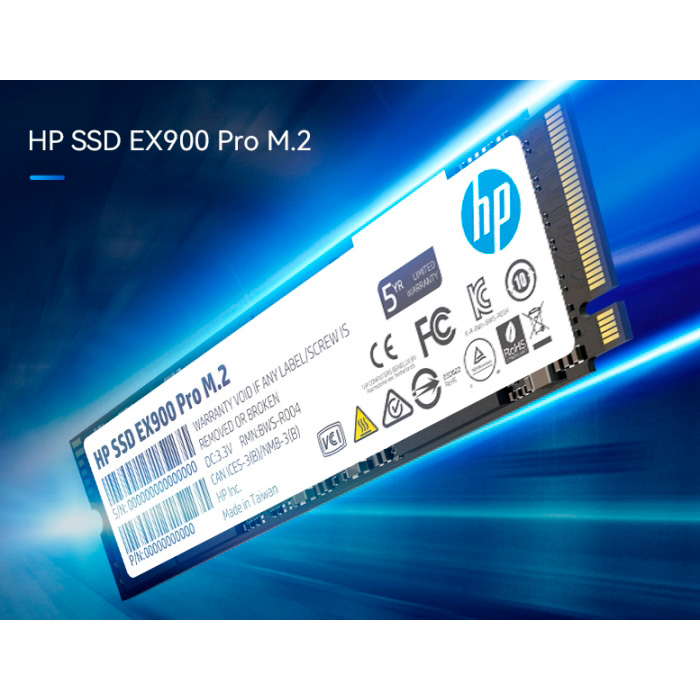 В інтернет магазині SSD накопичувач HP 1TB EX900 Pro M.2 2280 DRAM Cache Retail (9XL77AA)
