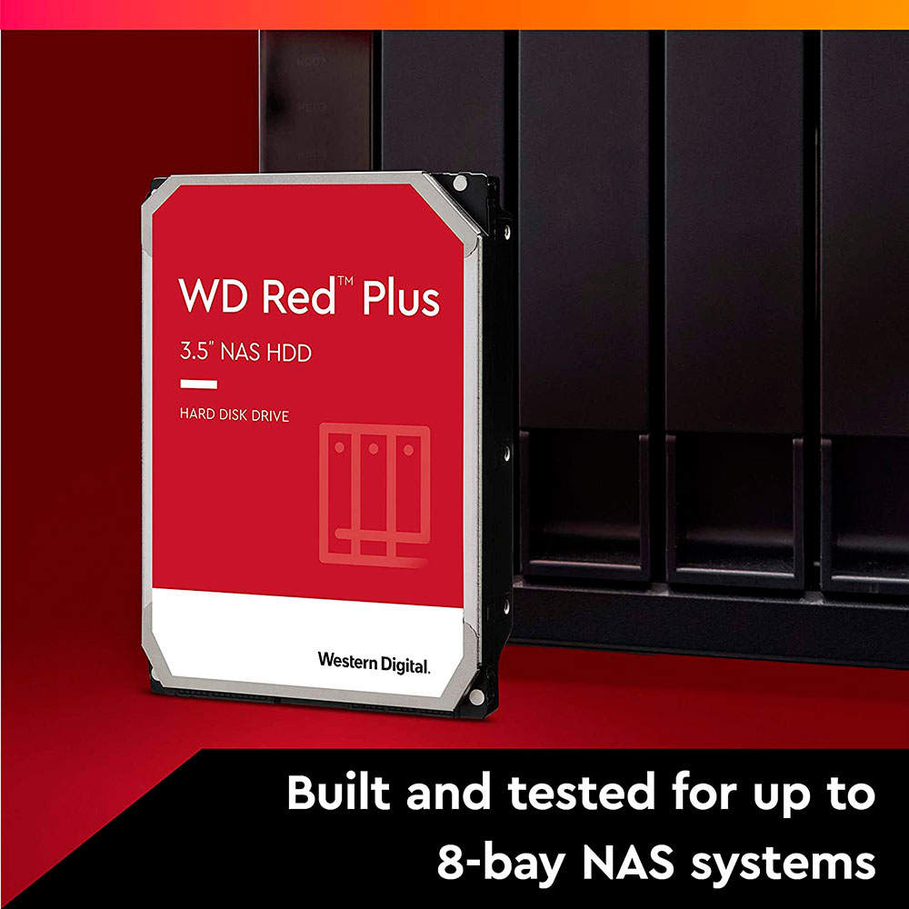 Жесткий диск WD HDD SATA 4.0TB Red Plus (WD40EFPX) Тип жесткий диск (HDD)
