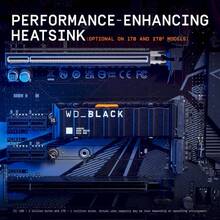 SSD накопитель WD SN850X M.2 1TB Black + радиатор (WDS100T2XHE)