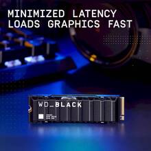 SSD накопитель WD SN850X M.2 1TB Black + радиатор (WDS100T2XHE)