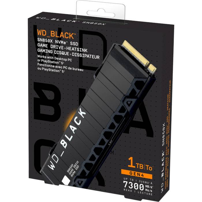 Заказать SSD накопитель WD SN850X M.2 1TB Black + радиатор (WDS100T2XHE)