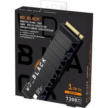 SSD накопитель WD SN850X M.2 1TB Black + радиатор (WDS100T2XHE)
