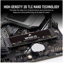 SSD накопичувач CORSAIR 1TB M.2 NVMe MP600 GS 2280 3D TLC (CSSD-F1000GBMP600GS)