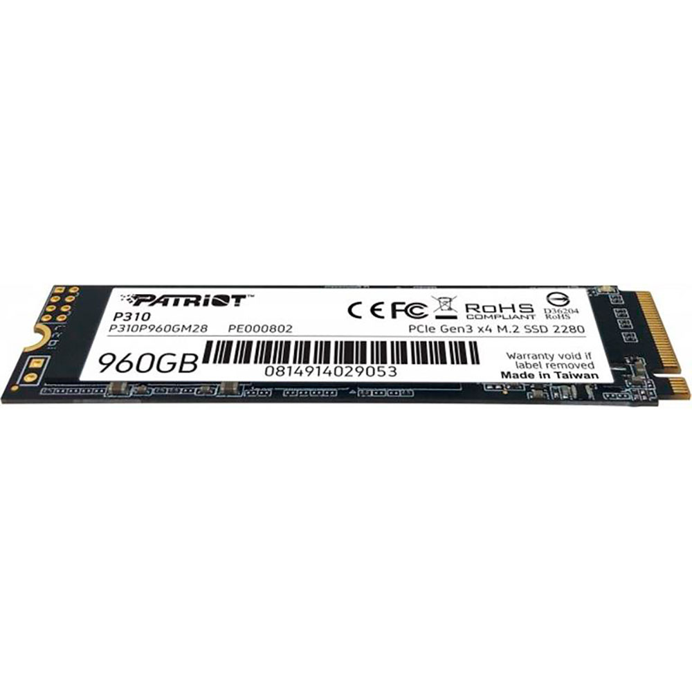 SSD накопичувач PATRIOT 960GB P310 M.2 2280 NVMe TLC (P310P960GM28) Призначення жорсткого диска для настільного комп'ютера