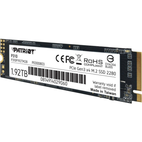 SSD накопичувач PATRIOT M.2 2280 1.92TB (P310P192TM28) Призначення жорсткого диска для настільного комп'ютера