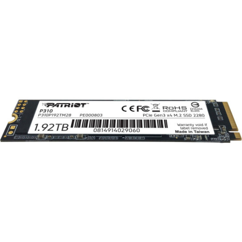 SSD накопичувач PATRIOT M.2 2280 1.92TB (P310P192TM28) Форм-фактор M.2