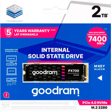 SSD накопичувач GOODRAM M.2 2TB PX700 NVMe PCIe 4.0 2280 (SSDPR-PX700-02T-80)