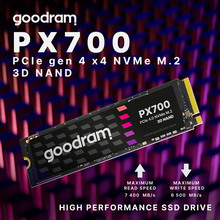 SSD накопитель GOODRAM M.2 4TB PX700 NVMe PCIe 4.0 2280 (SSDPR-PX700-04T-80)