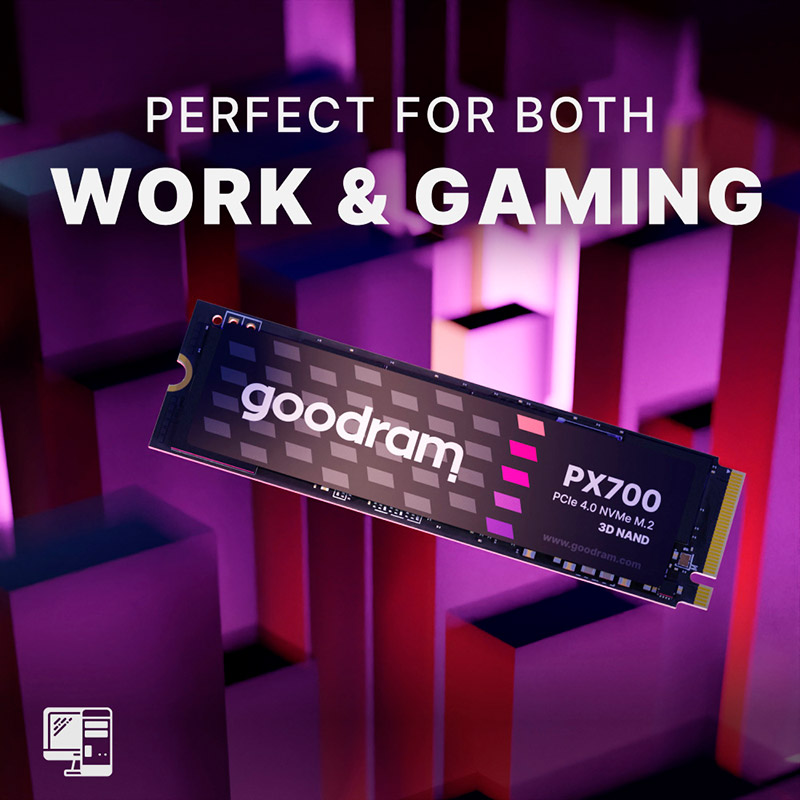 Внешний вид SSD накопитель GOODRAM M.2 4TB PX700 NVMe PCIe 4.0 2280 (SSDPR-PX700-04T-80)