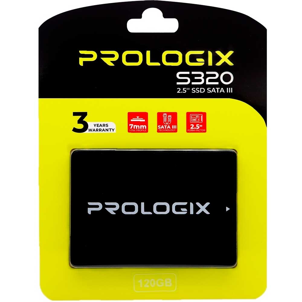 SSD накопитель PROLOGIX 120GB S320 2.5" SATAIII TLC (PRO120GS320) Форм-фактор 2.5"