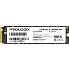 SSD накопитель PROLOGIX 256GB S380 M.2 2280 NVMe TLC (PRO256GS380)