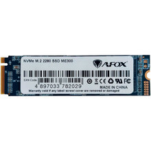 SSD накопитель AFOX 512GB ME300 M.2 2280 PCIe NVMe Gen 3x4 3D QLC NAND Retail (ME300-512GQN)