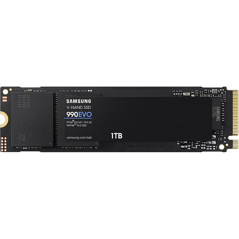 SSD накопичувач SAMSUNG 990 EVO 1TB PCIe 4.0 x4/5.0 x2 NVMe M.2 (MZ-V9E1T0BW)