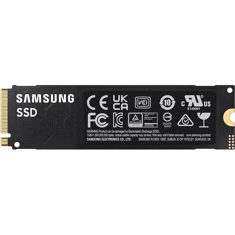 SSD накопичувач SAMSUNG 990 EVO 1TB PCIe 4.0 x4/5.0 x2 NVMe M.2 (MZ-V9E1T0BW) Тип твердотільний накопичувач (SSD)