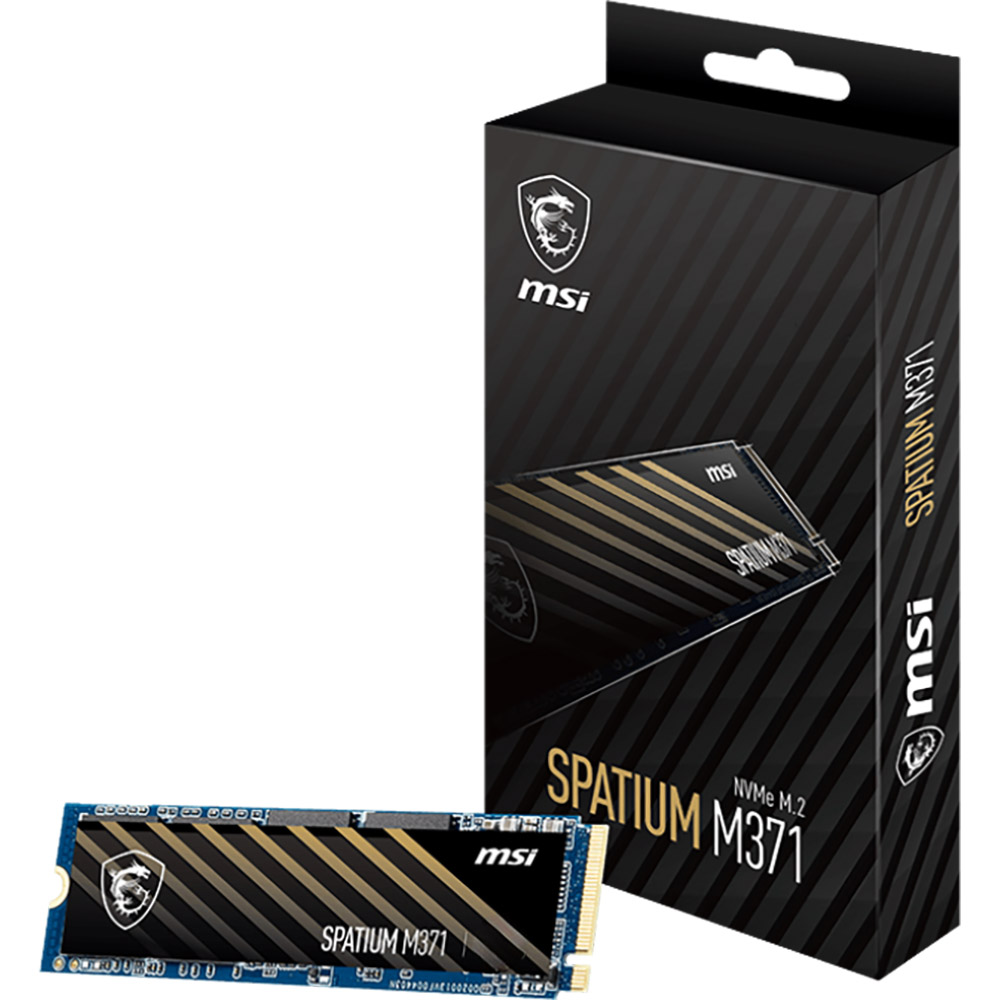 SSD накопичувач MSI Spatium M371 1TB M.2 2280 NVMe 3D NAND TLC (S78-440L870-P83) Тип твердотільний накопичувач (SSD)