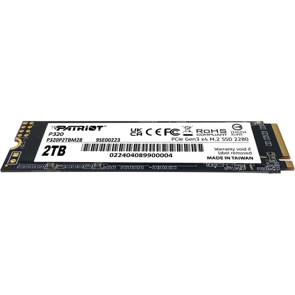 SSD накопитель PATRIOT 2TB P320 2TB (P320P2TBM28) Назначение жесткого диска для ноутбука