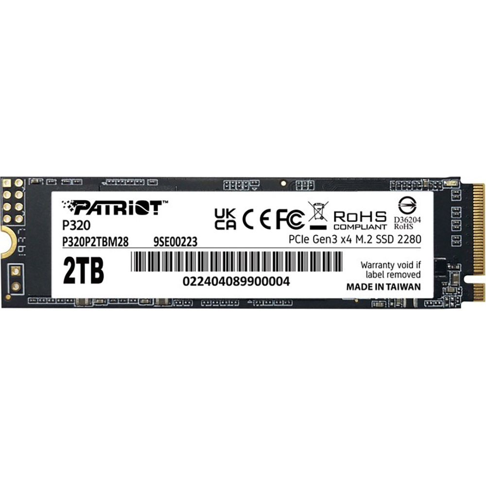 SSD накопитель PATRIOT 2TB P320 2TB (P320P2TBM28)