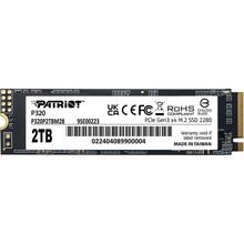 SSD накопитель PATRIOT 2TB P320 2TB (P320P2TBM28)