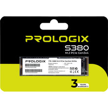 SSD накопитель PROLOGIX 1TB S380 M.2 2280 NVMe TLC (PRO1000GS380)