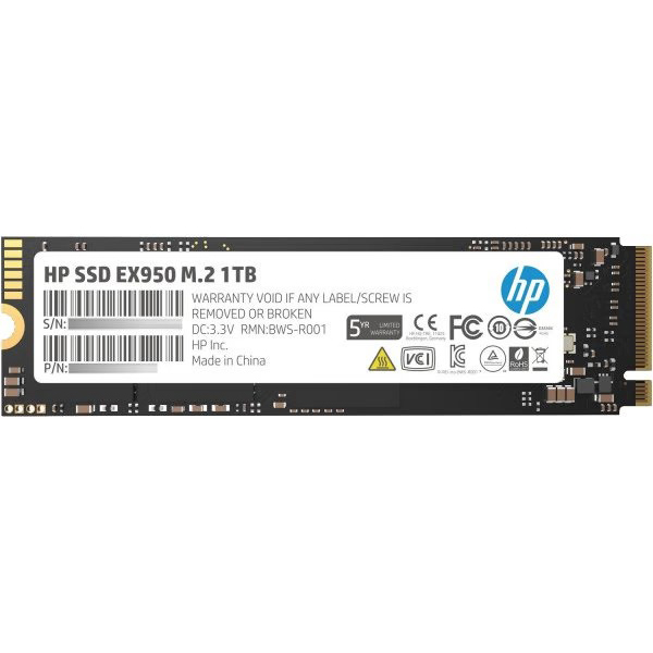 SSD накопичувач HP 1Tb EX950 M.2 2280 NVMe 1.3 3D NAND (5MS23AA)