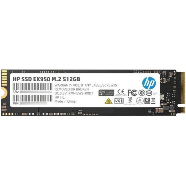 SSD накопитель HP 512Gb EX950 M.2 2280 NVMe 1.3 3D NAND (5MS22AA)