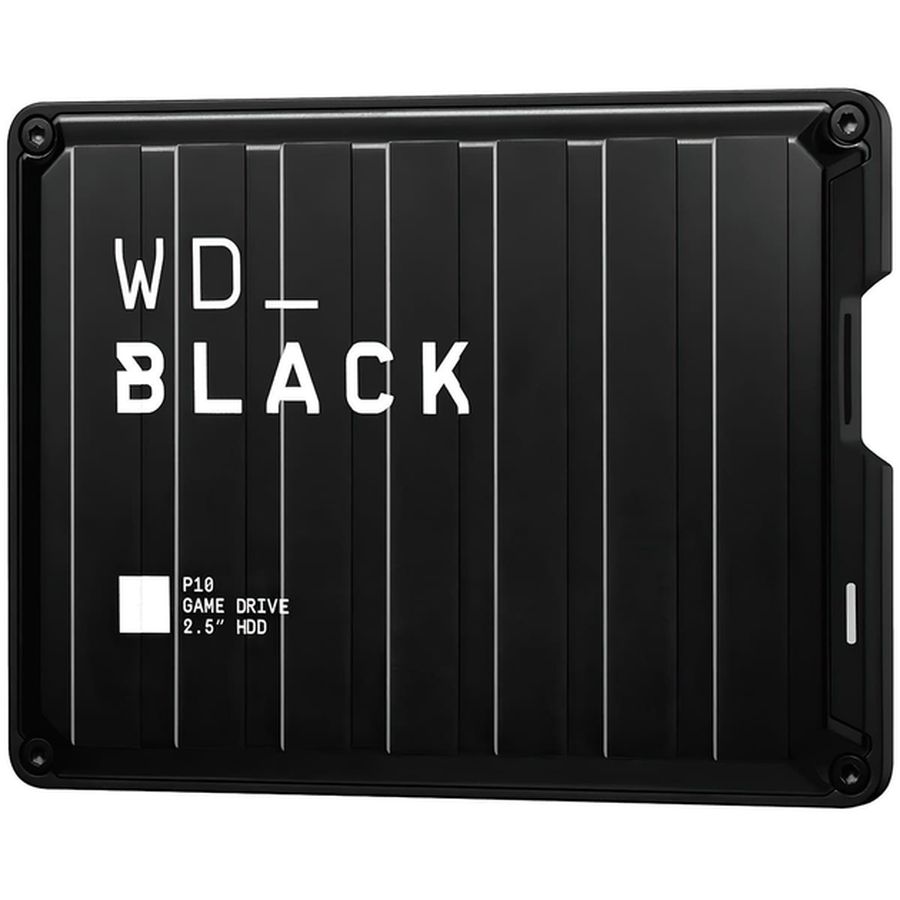 Зовнішній вигляд Зовнішній жорсткий диск WD 2TB USB 3.1 P10 Game Drive Black (WDBA2W0020BBK-WES1)