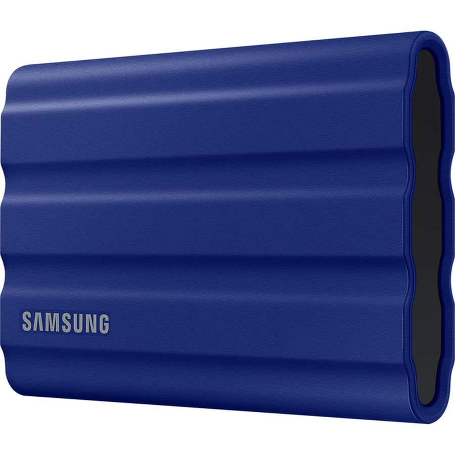 У Фокстрот Зовнішній SSD накопичувач SAMSUNG T7 Shield 2TB USB 3.2 Type-C Blue (MU-PE2T0R/EU)