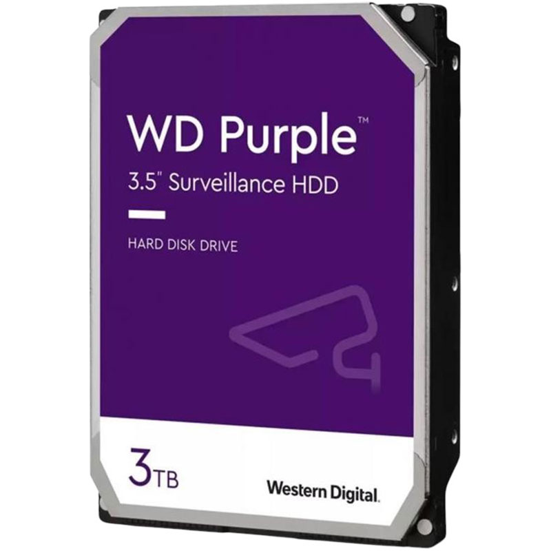 Жорсткий диск WD Purple 3TB 256MB 3.5 SATA III (WD33PURZ) Призначення жорсткого диска для ноутбука