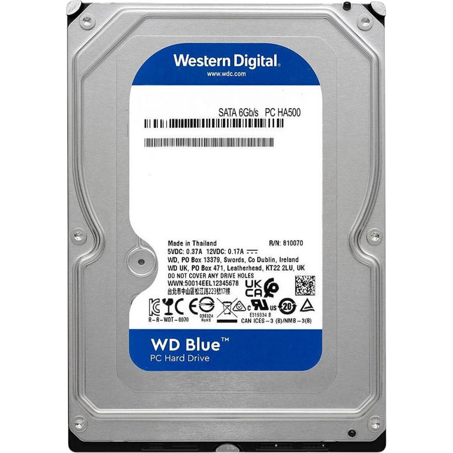 Жорсткий диск WD Blue 2TB 64MB 5400RPM 3.5'' (WD20EARZ) Призначення жорсткого диска для настільного комп'ютера