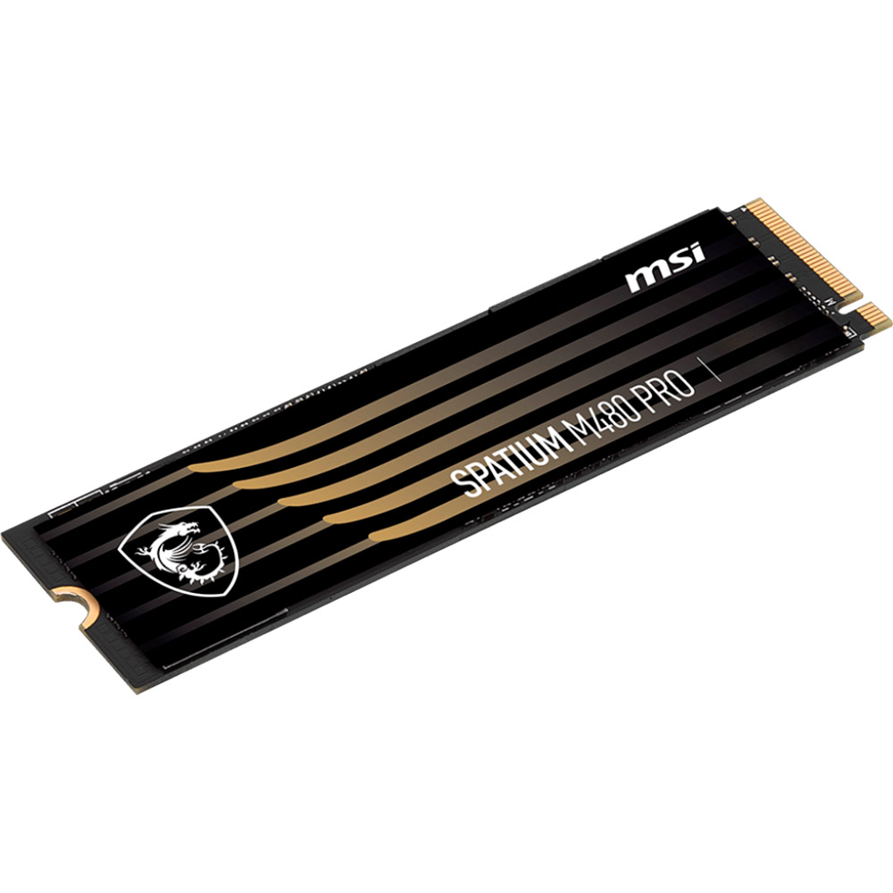 SSD накопитель MSI Spatium M480 Pro 1TB M.2 2280 PCIe 4.0 x4 NVMe 3D NAND TLC (S78-440L1G0-P83) Форм-фактор M.2