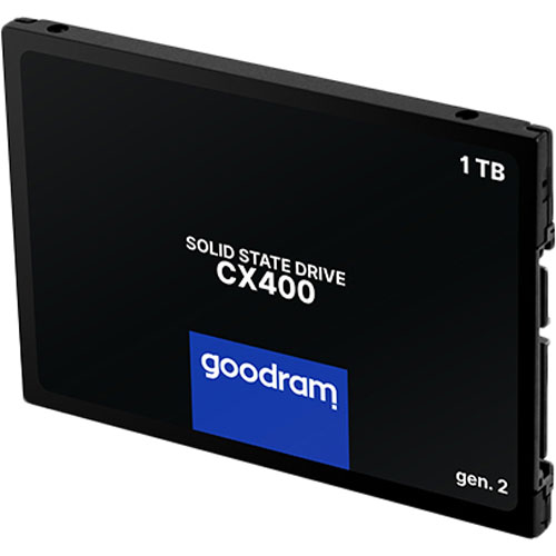 SSD накопитель GOODRAM CX400 1 TB GEN.2 SATAIII QLC (SSDPR-CX400-01T-G2) Тип твердотельный накопитель (SSD)