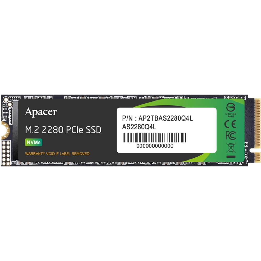 SSD накопичувач APACER AS2280Q4L M.2 PCIe 1TB (AP1TBAS2280Q4L-1)