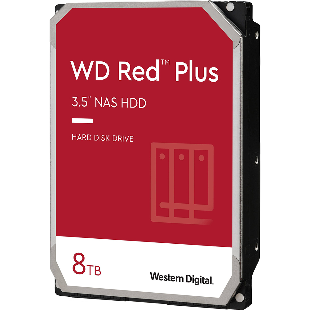 Жорсткий диск WD Red Plus 8TB 5400 rpm (WD80EFPX) Призначення жорсткого диска для сервера