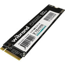 SSD накопитель WIBRAND SSD M.2 2280 512GB Caiman (WIM.2SSD/CA512GB)