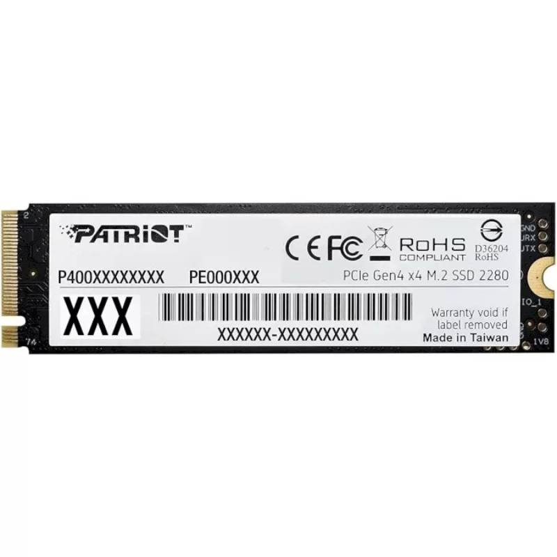 SSD накопитель PATRIOT 250GB P400 Lite M.2 2280 PCIe 4.0 x4 NVMe TLC (P400LP250GM28H) Форм-фактор M.2