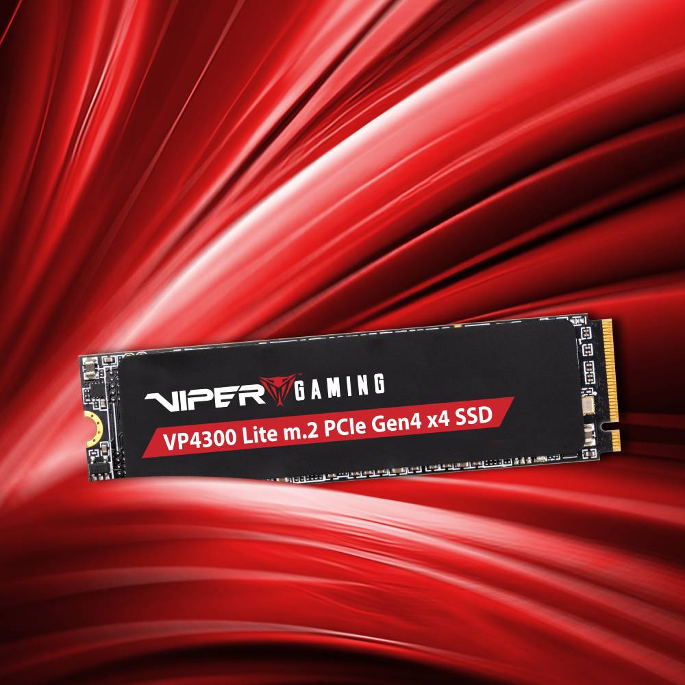 SSD накопитель PATRIOT 500GB Viper VP4300 Lite M.2 2280 PCIe 4.0 x4 NVMe TLC (VP4300L500GM28H) Форм-фактор M.2