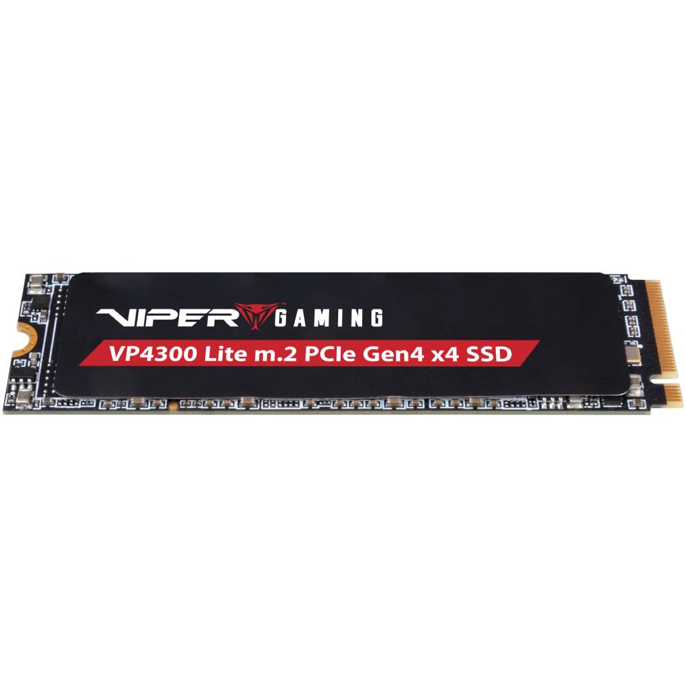 SSD накопичувач PATRIOT 500GB Viper VP4300 Lite M.2 2280 PCIe 4.0 x4 NVMe TLC (VP4300L500GM28H) Тип твердотільний накопичувач (SSD)