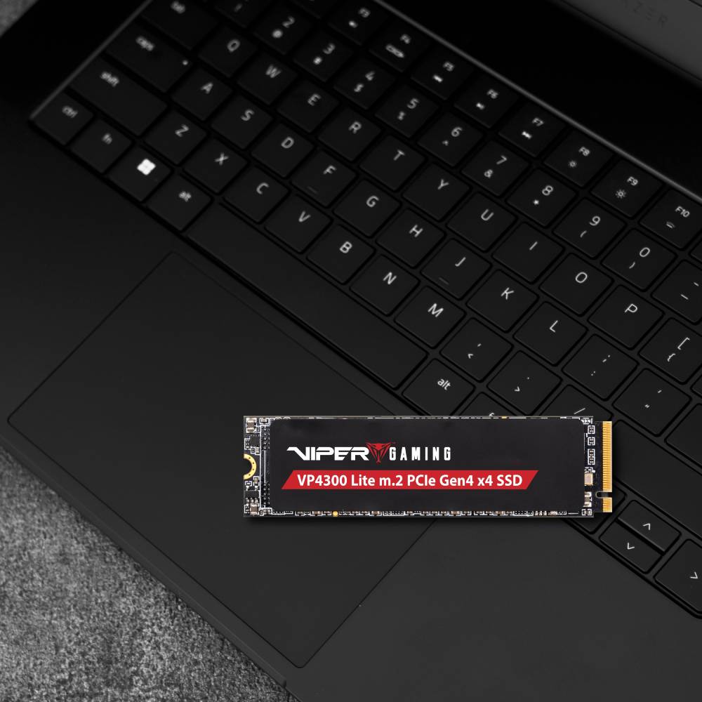 SSD накопитель PATRIOT 500GB Viper VP4300 Lite M.2 2280 PCIe 4.0 x4 NVMe TLC (VP4300L500GM28H) Емкость 500 Гб