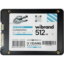 SSD накопитель WIBRAND Caiman 512GB 2.5" 7мм SATAIII Bulk (WI2.5SSD/CA512GB)