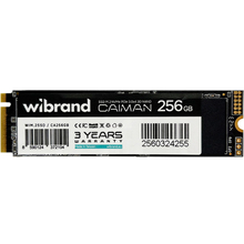 SSD накопичувач WIBRAND Caiman 256GB M.2 2280 NVMe PCIe 3.0 x 4 (WIM.2SSD/CA256GB)